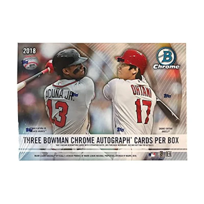 2018 Bowman Chrome Baseball HTA Choice Box