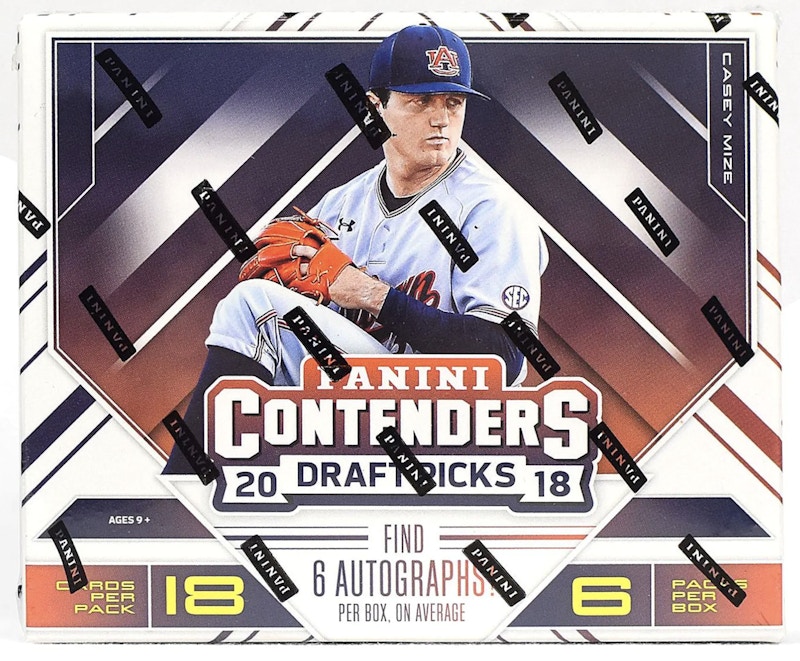 2018 Panini Contenders Draft Picks Baseball Hobby Box