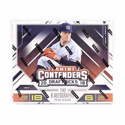 2018 Panini Contenders Draft Picks Baseball Hobby Box