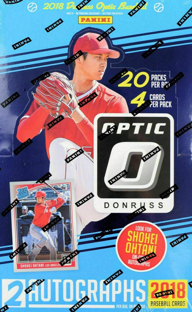 2018 Panini Donruss Optic Baseball Hobby Box