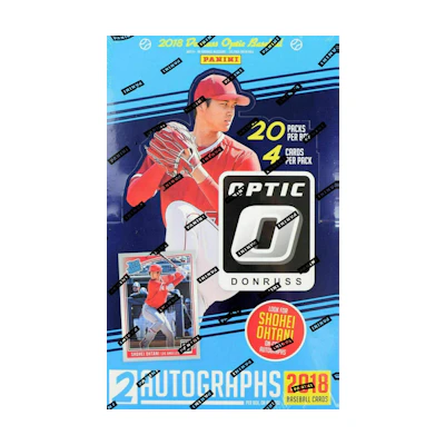 2018 Panini Donruss Optic Baseball Hobby Box