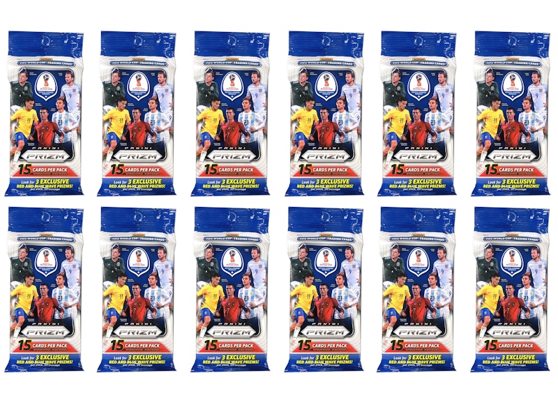 2018 Panini Prizm World Cup Soccer Cello Pack 12x Lot