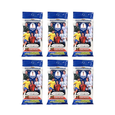 2018 Panini Prizm World Cup Soccer Cello Pack 6x Lot