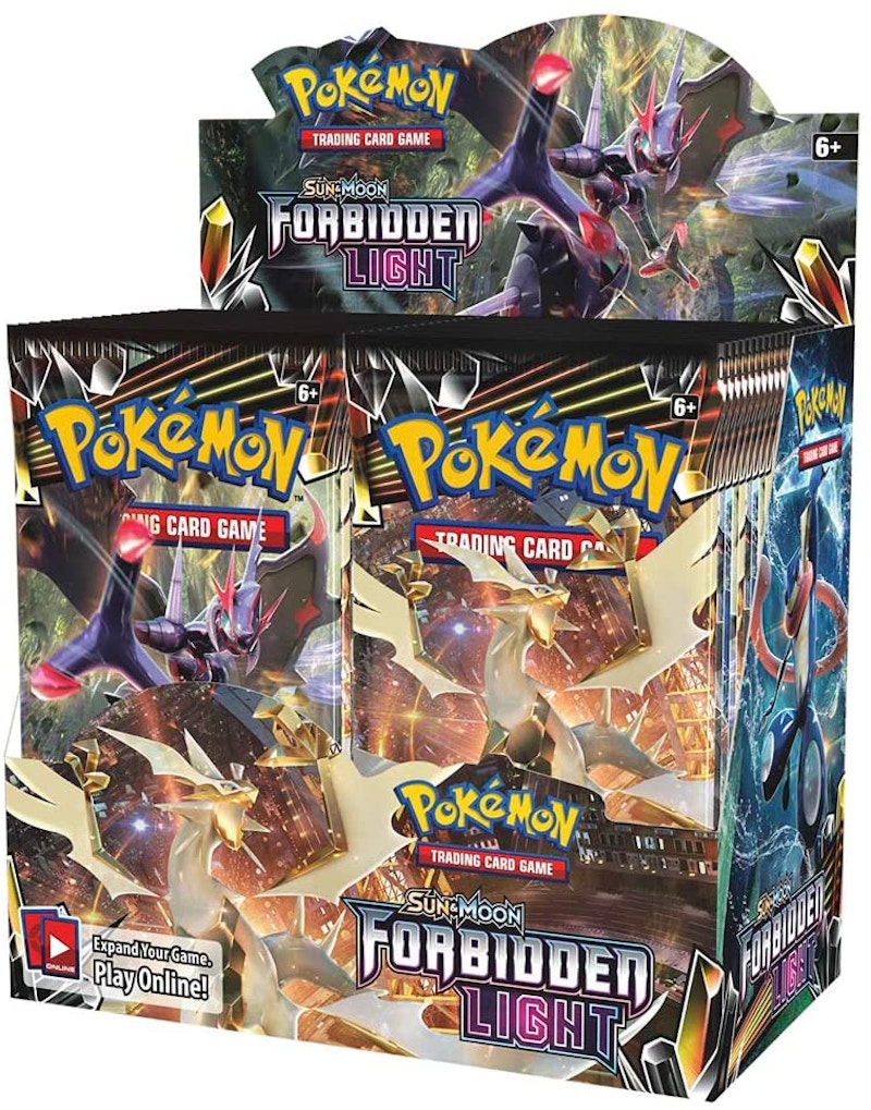 2018 Pokemon Sun & Moon Forbidden Light Booster Box