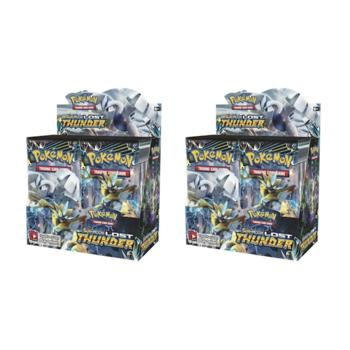 Buy 2018 Pokemon Sun & Moon Lost Thunder Booster Box 2X Lot - Novelship Buy 2018 Pokemon Sun & Moon Lost Thunder Booster Box 2X Lot - Novelship