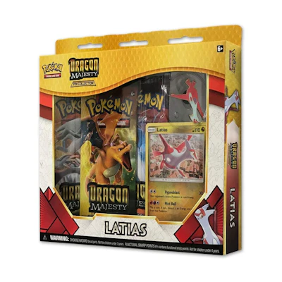 2018 Poké TCG Dragon Majesty Pin Collection Latias