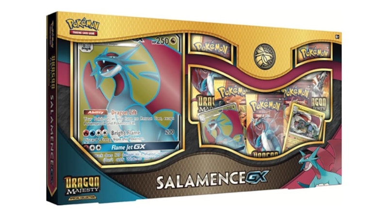 2018 Pokemon TCG Dragon Majesty Special Collections Salamence GX