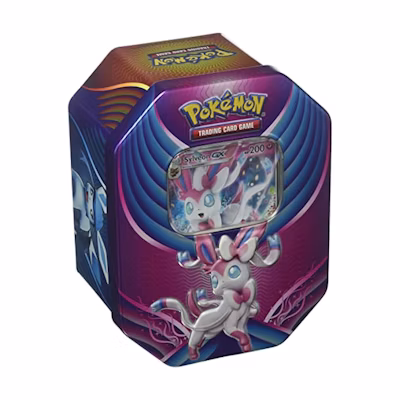 2018 Poké TCG Evolution Celebration Tin Sylveon Gx