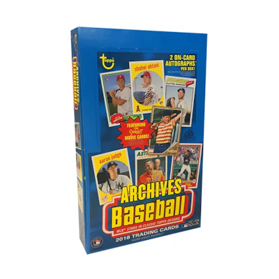 2018 Topps Archives Baseball Hobby Box