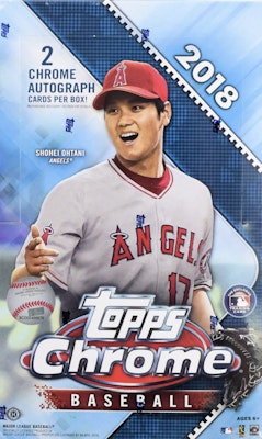 2018 Topps Chrome Baseball Hobby Box Buy 2018 Topps Chrome Baseball Hobby Box