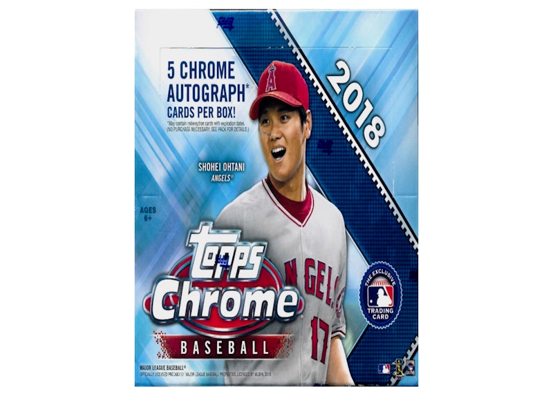 2018 Topps Chrome Baseball Jumbo Box