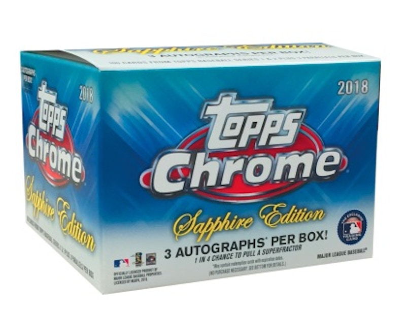 Buy Caja Edición Zafiro 2018 Topps Chrome Baseball
