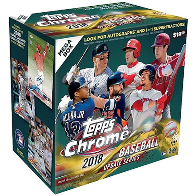 Buy 2018 Topps Chrome Update 系列棒球巨無霸盒