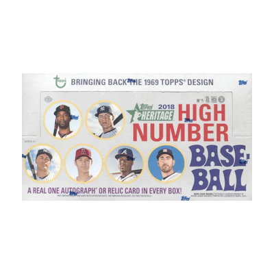2018 Topps Heritage High Number Baseball Hobby Box