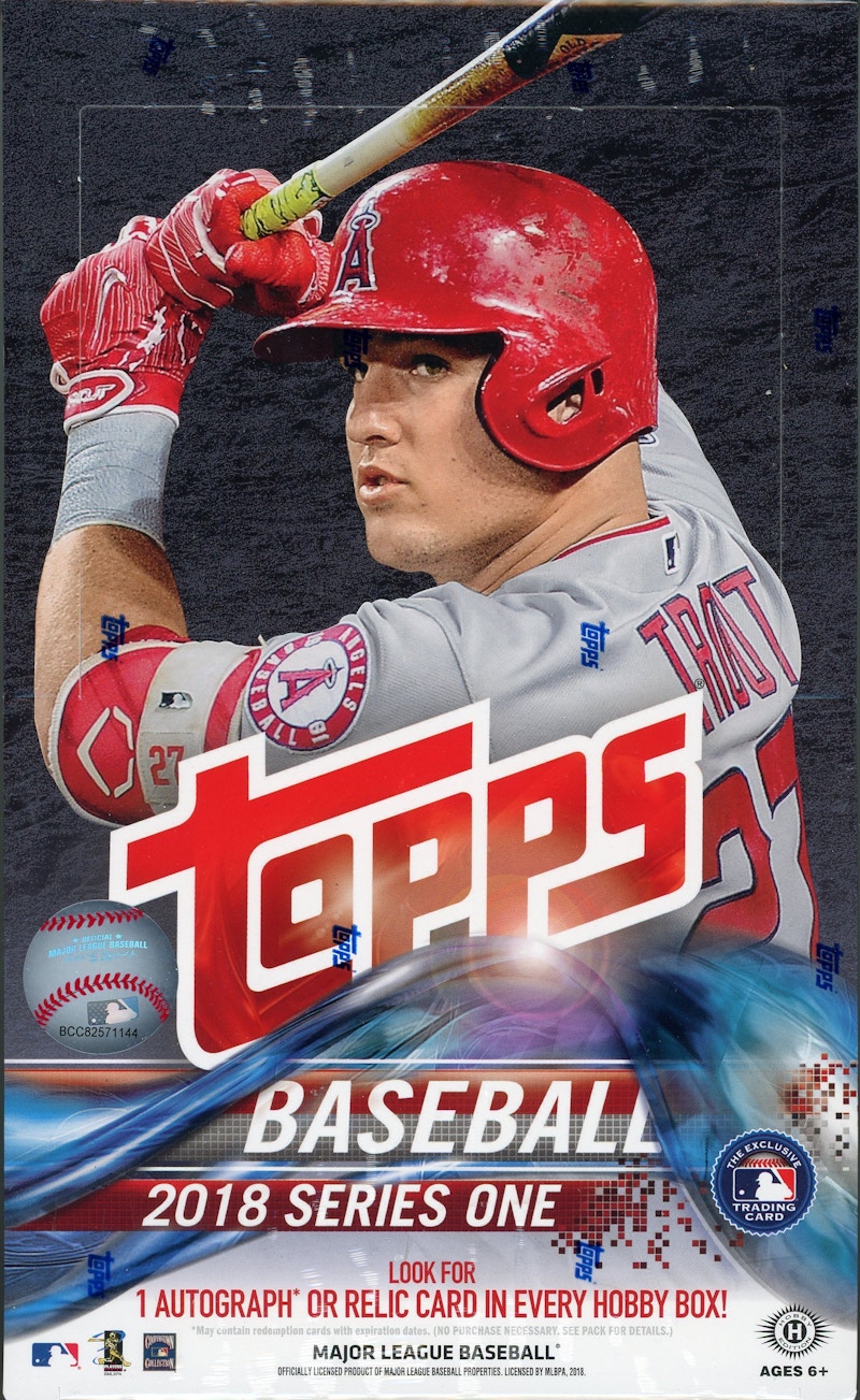 2018 Topps Series One Baseball Hobby Box
