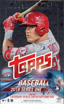 2018 Topps Siri Satu Kotak Hobi Baseball Buy 2018 Topps Siri Satu Kotak Hobi Baseball