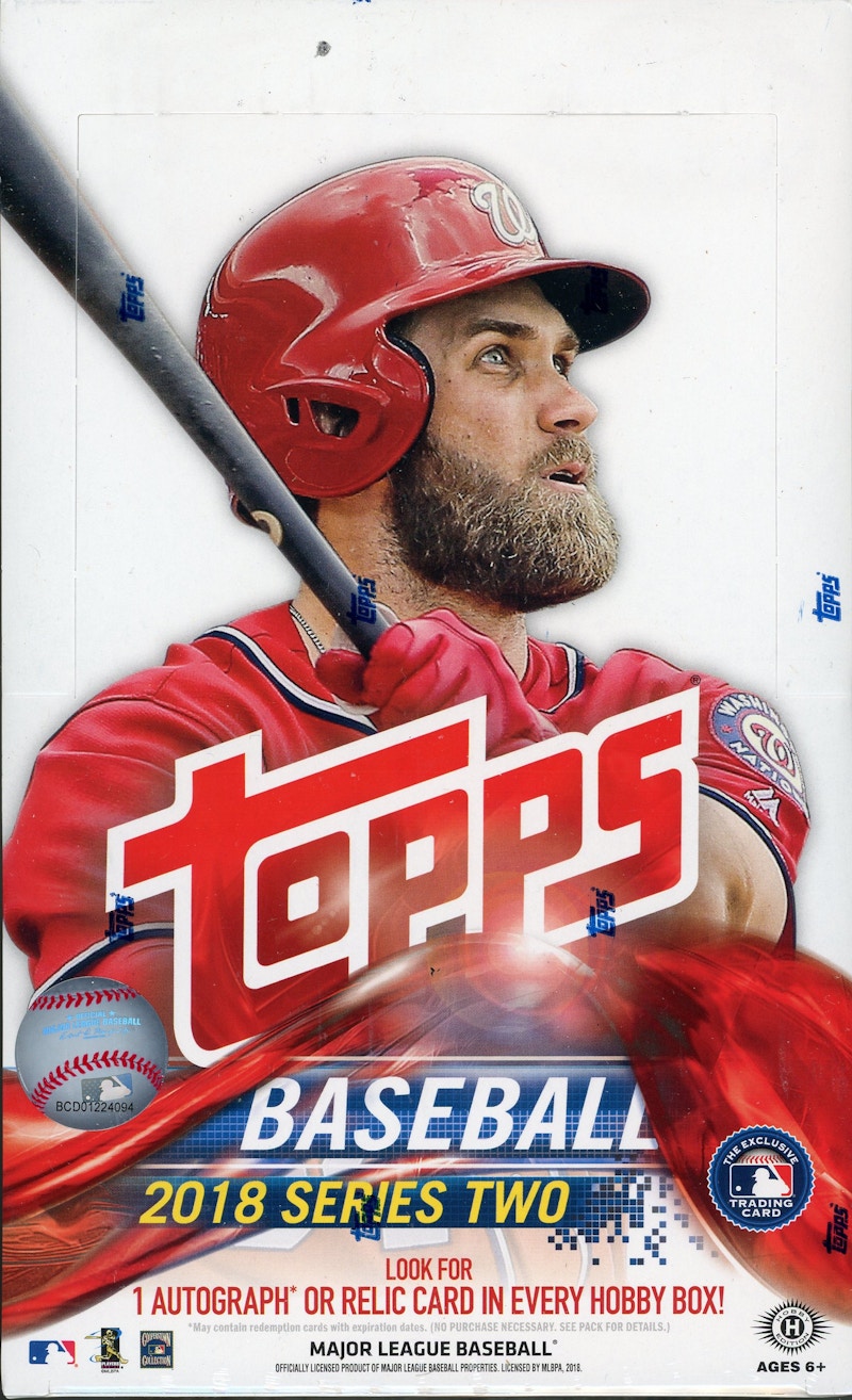 2018 Topps Series Two Baseball Hobby Box