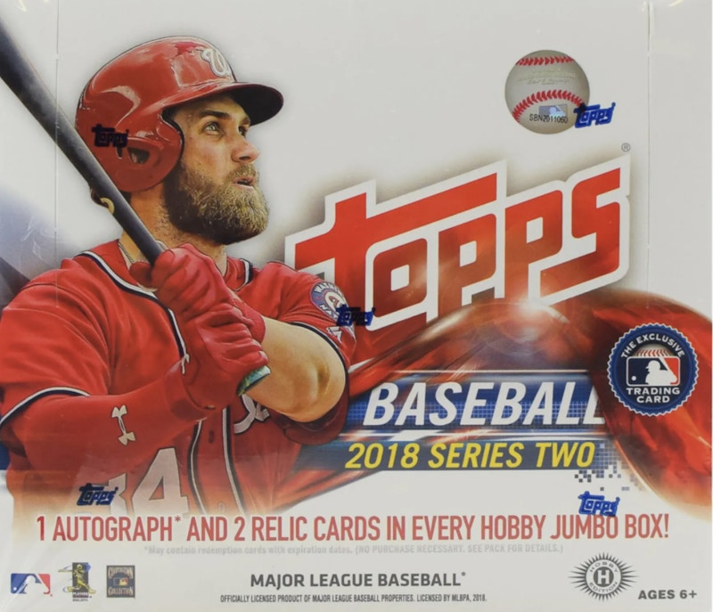 2018 Topps Series Two Baseball Jumbo Box