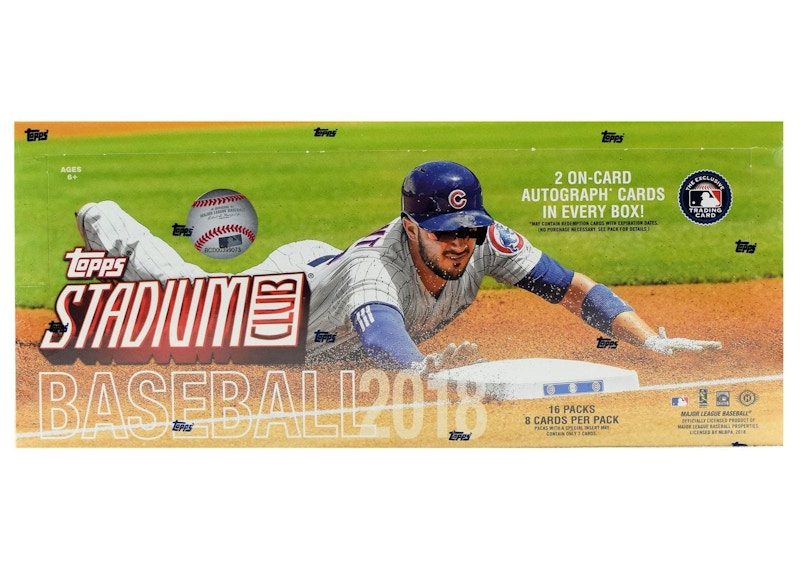 2018 Topps Stadium Club Baseball Hobby Box