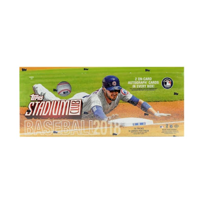 2018 Topps Stadium Club Baseball Hobby Box