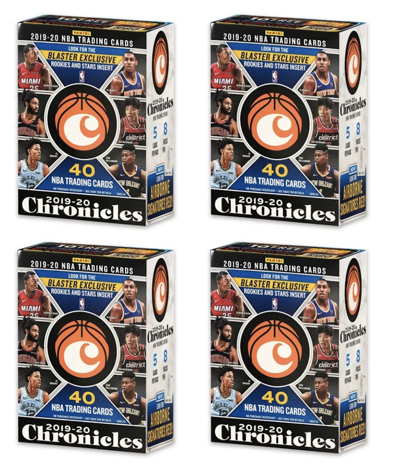 2019-20 Panini Chronicles Basketball Blaster Box 4x Lot