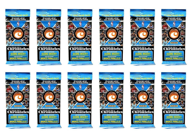 2019-20 Panini Chronicles Basketball Cello Pack 12x Lot