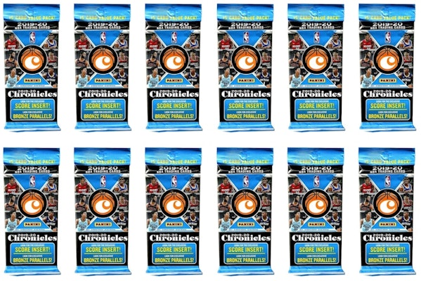2019-20 Panini Chronicles Basketball Cello Pack 12x Lot Buy 2019-20 Panini Chronicles Basketball Cello Pack 12x Lot