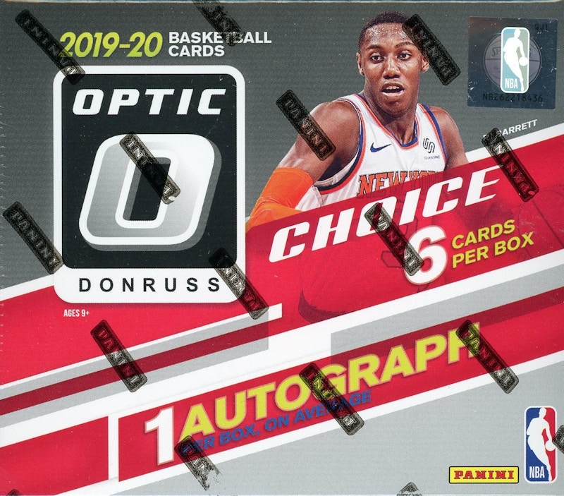 2019-20 Panini Donruss Optic Basketball Choice Box