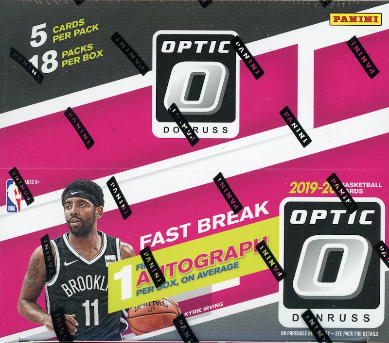 2019-20 Panini Donruss Optic Basketball Fast Break Box