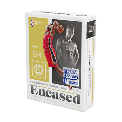 2019-20 Panini Encased Basketball 1st Off The Line Box