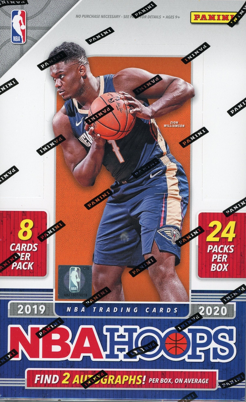 2019-20 Panini Hoops Basketball Hobby Box
