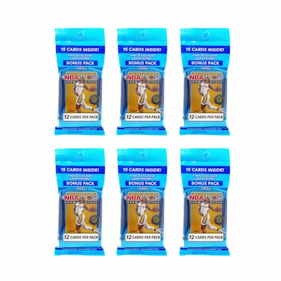 2019-20 Panini Hoops Premium Stock Basketball Cello Pack 6x Lot