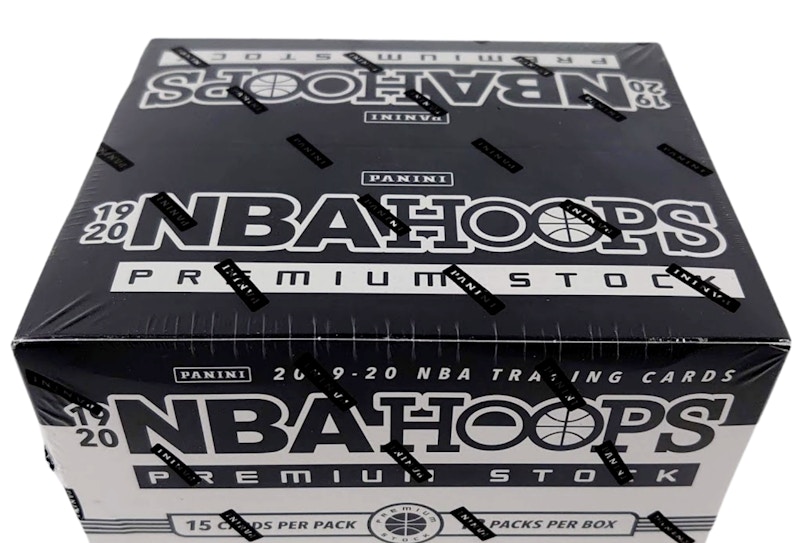 2019-20 Panini Hoops Premium Stock Basketball Factory Sealed Cello Box
