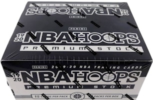 2019-20 Panini Hoops Premium Stock Basketball Factory Sealed Cello Box 2019-20 Panini Hoops Premium Stock Basketball Factory Sealed Cello Box