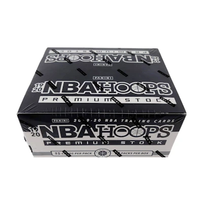 2019-20 Panini Hoops Premium Stock Basketball Factory Sealed Cello Box