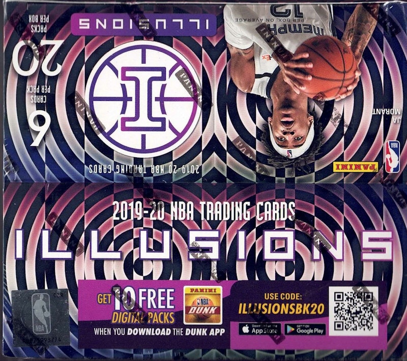 2019-20 Panini Illusions Basketball 20 Pack Retail Box