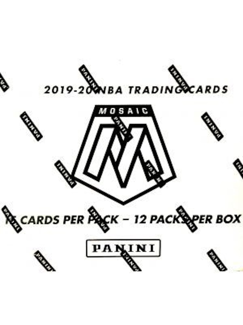 2019-20 Panini Mosaic Basketball Cello Box