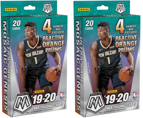 2019-20 Panini Mosaic Basketball Hanger Box 2x Lot Buy 2019-20 Panini Mosaic Basketball Hanger Box 2x Lot