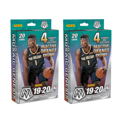2019-20 Panini Mosaic Basketball Hanger Box 2x Lot