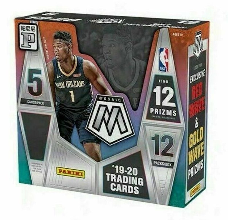 2019-20 Panini Mosaic Basketball T-Mall Box