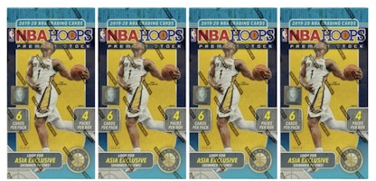 2019-20 Panini NBA Hoops Premium Stock Basketball Tmall Box 4x Lot 2019-20 Panini NBA Hoops Premium Stock Basketball Tmall Box 4x Lot