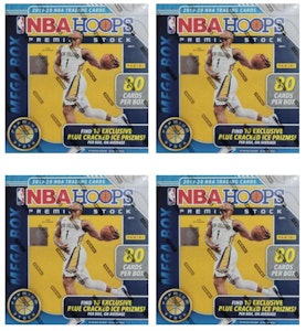 Kotak Mega 2019-20 Panini NBA Hoops Premium Stock 80 Ct. (Es Retak Biru) 4x Lot Buy Kotak Mega 2019-20 Panini NBA Hoops Premium Stock 80 Ct. (Es Retak Biru) 4x Lot