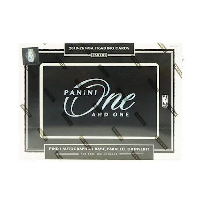 2019-20 Panini One and One Basketball Hobby Box