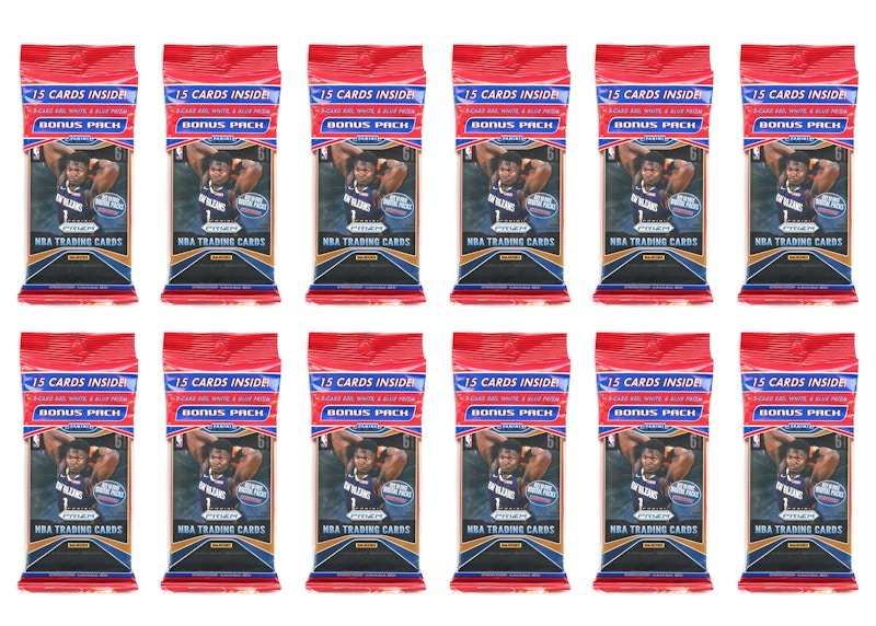 2019-20 Panini Prizm Basketball Cello Pack 12x Lot