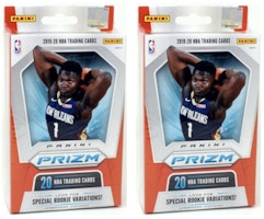 2019-20 Panini Prizm Basketball Hanger Box 2x Lot 2019-20 Panini Prizm Basketball Hanger Box 2x Lot