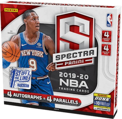 2019-20 Panini Spectra Basketball 1st Off The Line Box Buy 2019-20 Panini Spectra Basketball 1st Off The Line Box
