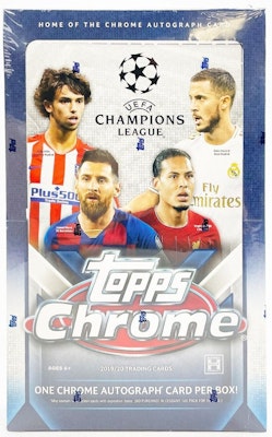 2019-20 Topps Chrome UEFA Champions League Soccer Hobby Box Buy 2019-20 Topps Chrome UEFA Champions League Soccer Hobby Box