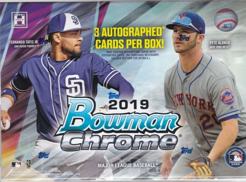 2019 Bowman Chrome Baseball HTA Choice Box
