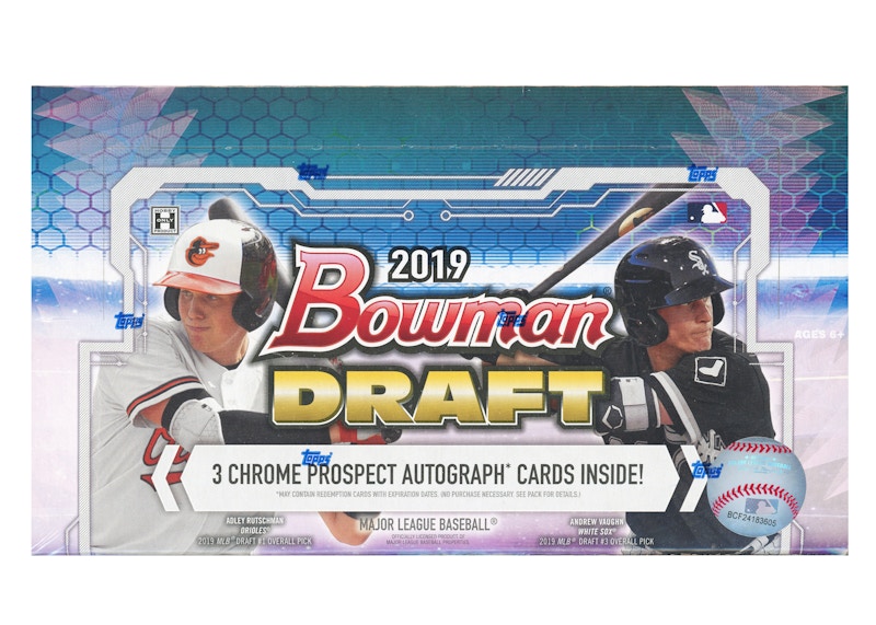 2019 Bowman Draft Baseball Hobby Jumbo Box