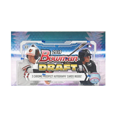 2019 Bowman Draft Baseball Hobby Jumbo Box